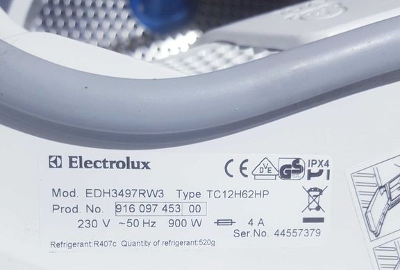 Сушильна машина Electrolux EDH3497RW3 (9кг) з Європи