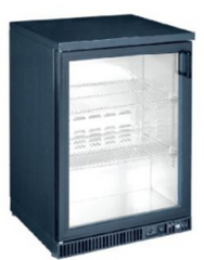 Шафа барна холодильна на 150 л, скляні розпашні двері HKN-GXDB150-H