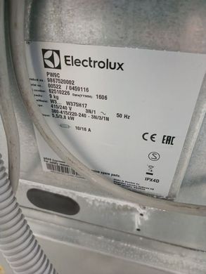 Професійна пральна машина Electrolux 9 кг