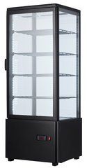 Шафа-вітрина холодильна EWT INOX RT98B black